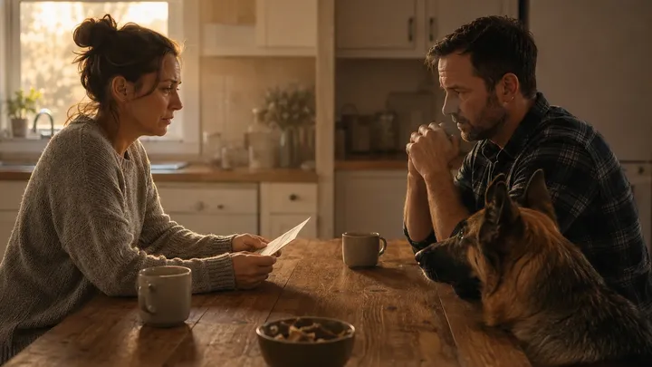 Dog Won’t Leave Woman Alone — When Husband Discovers The Truth, He Calls The Police