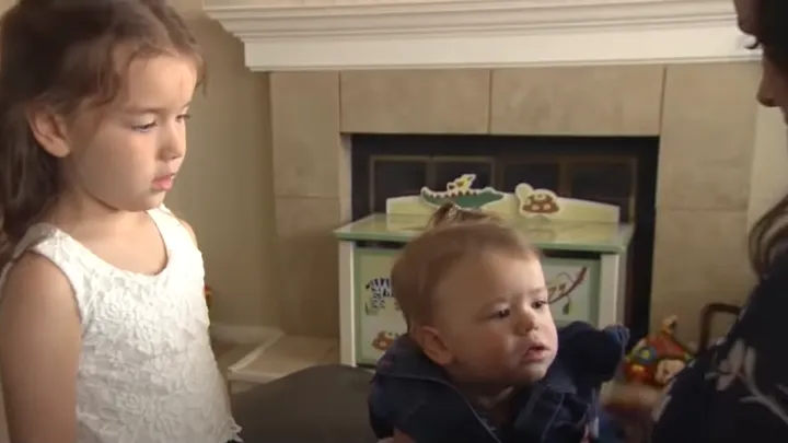 A Marine rushes home to greet his wife, but is surprised when he sees her