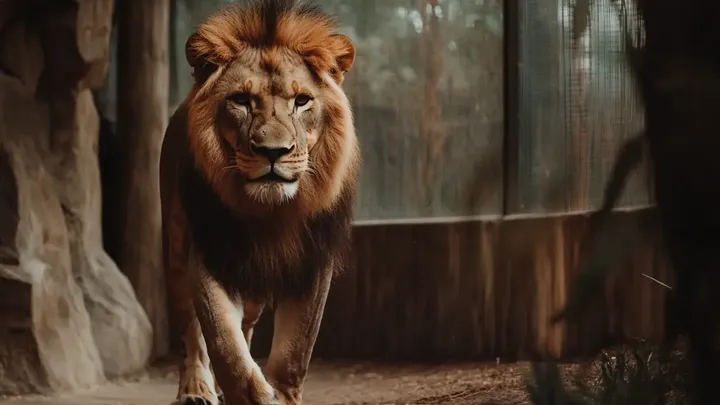 Löwe weigert sich tagelang, sich zu bewegen - Tierarzt kann es nicht fassen, als er den Grund entdeckt