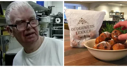 Alfred de 'huilende oliebollenbakker' heeft het dankzij Facebook-actie drukker dan ooit!