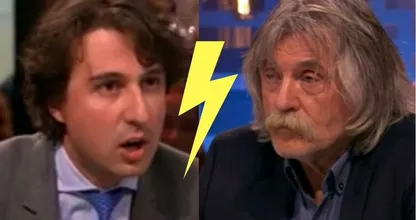 Johan Derksen haalt fel uit naar Jesse Klaver: "Hij is een welbespraakte pop"