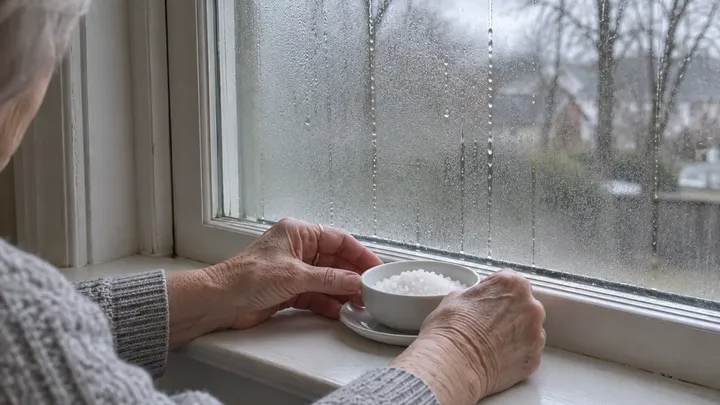 Ogni mattina trovi delle gocce d'acqua sui finestrini? Metti una ciotola di questo sul davanzale