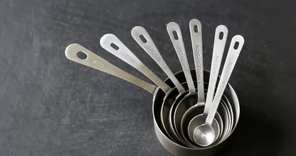 Goede vraag: hoeveel gram bevat een cup?