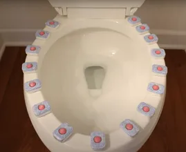 Déposez une tablette pour lave-vaisselle dans vos toilettes et admirez la transformation !