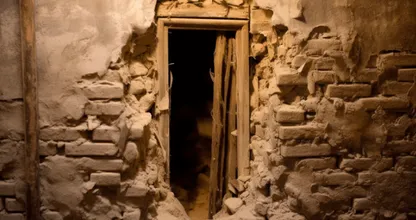 A man knocked down a wall in his basement and found an underground city, but what was inside the city will give you the chills