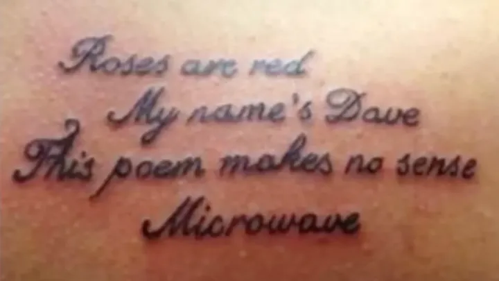 Estos son los 33 tatuajes más absurdos de todos los tiempos